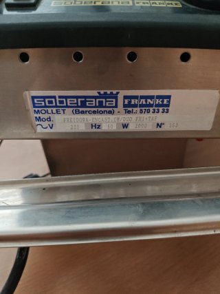 Freidora Franke Soberana 2000W