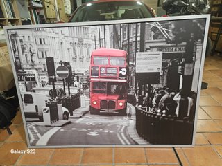 Cuadro Grande Autobús Londres Rojo