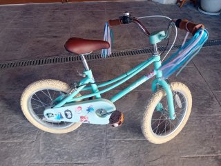Bici Joystar verde menta 5-6 años