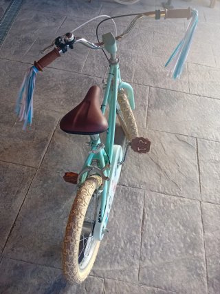 Bici Joystar verde menta 5-6 años