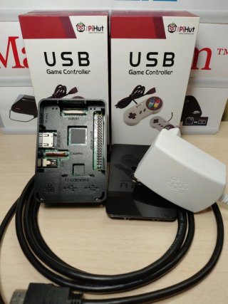 Raspberry Pi 3 con 2 mandos y tarjeta 64GB etc