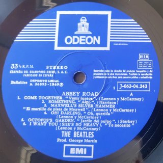 Vinilo Lp The Beatles Original 1969