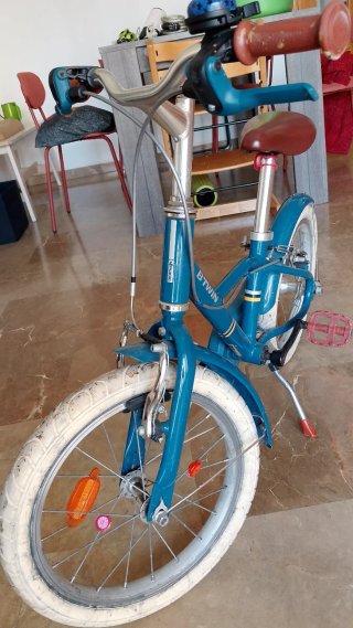 Bicicleta Btwin city 900 Azul 16 pulgadas