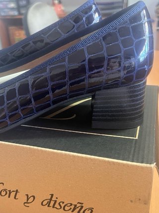 Zapatos de tacón azules