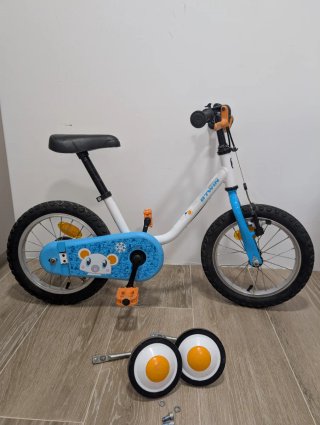 Bicicleta Infantil B'TWIN Arctic 14 con Ruedines