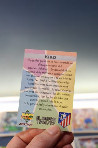 Cromos. Fichas de la Liga 1996 -97. La Liga de Fútbol.