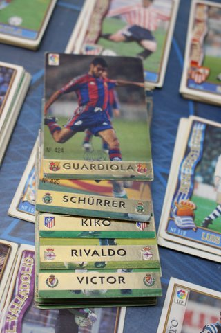 Cromos. Fichas de la Liga 1996 -97. La Liga de Fútbol.