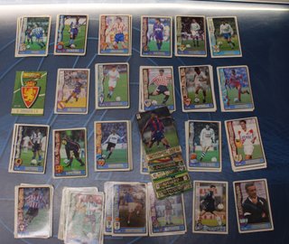 Cromos. Fichas de la Liga 1996 -97. La Liga de Fútbol.