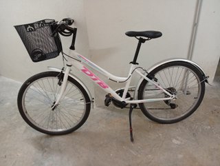 Bici niña 24 DTB blanca