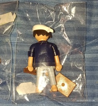 Playmobil bombero y cocinero.