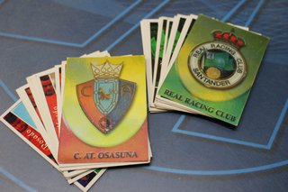 Cromos. Fichas de la Liga 2003. La Liga de Fútbol.
