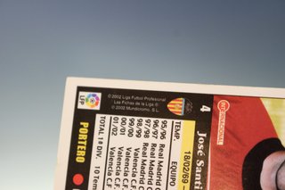 Cromos. Fichas de la Liga 2003. La Liga de Fútbol.