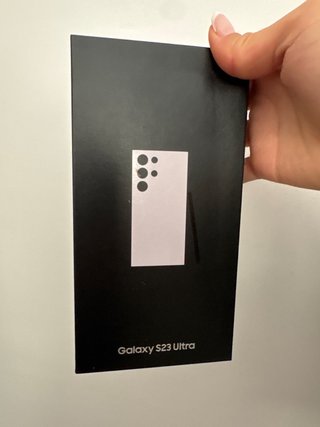 Scatola originale Samsung S23 Ultra Lavanda