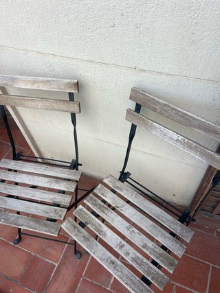 Mesa y 2 Sillas Exterior IKEA TARNO