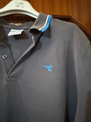 Polo Diadora Grigia