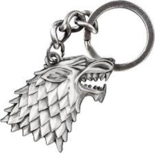 Llavero Juego de Tronos Lobo Stark