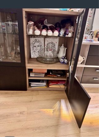 Vitrina IKEA Msrron y Transparente