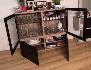 Vitrina IKEA Msrron y Transparente