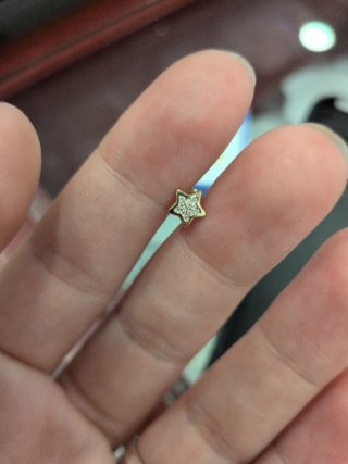 Pendientes Oro 18k Estrellas Pequeños