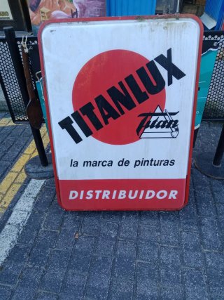 Cartel Titanlux Vintage Años 80