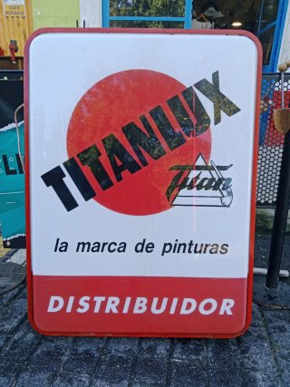 Cartel Titanlux Vintage Años 80