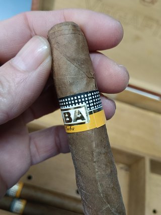 Higrómetro, Humidificador de madera , cedro español, Vegafina + Habanos cohiba
