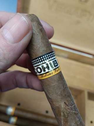 Higrómetro, Humidificador de madera , cedro español, Vegafina + Habanos cohiba