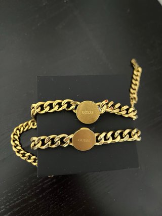 Conjunto Guess Cadena y Pulsera Acero inoxidable