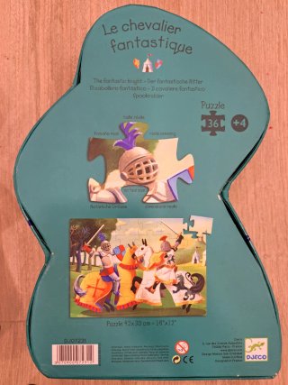 2 Puzzles Djeco: Caballero y Castillo
