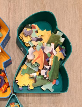2 Puzzles Djeco: Caballero y Castillo
