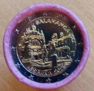 Cartucho monedas 2€ España Salamanca 2025