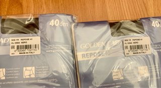 Medias Golden Lady Repose 40 Den XL Negras