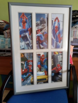 Cuadro Spiderman 6 viñetas