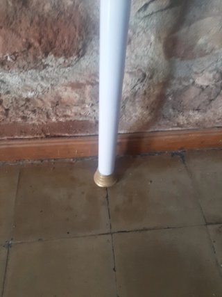 Cabezal de Matrimonio Blanco y Dorado