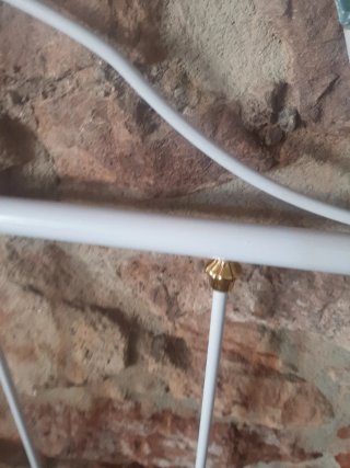 Cabezal de Matrimonio Blanco y Dorado