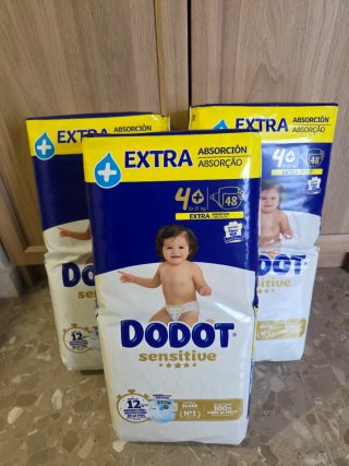 3x48 Dodot Sensitive Talla 4+