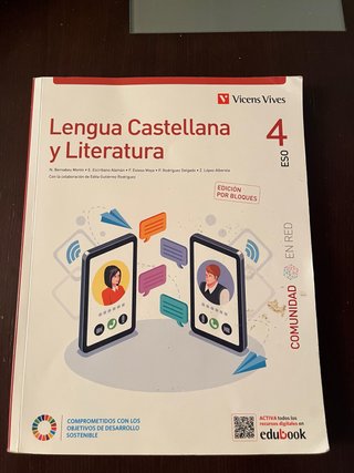 Libro texto Lengua castellana y Literatura 4 eso