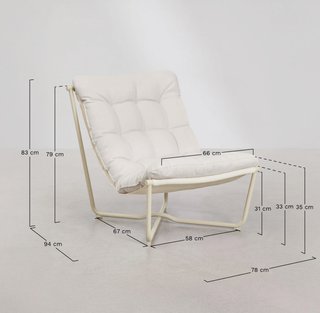 2 Sillones de jardín Sklum Zaylon moka