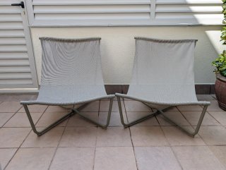 2 Sillones de jardín Sklum Zaylon moka