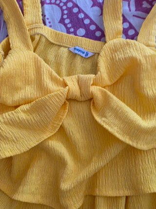 Camiseta niña amarilla mayoral