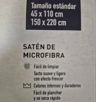 Funda Nórdica Reversible Satén Microfibra