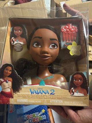 Moana 2 Styling Head Muñeca Accesorios