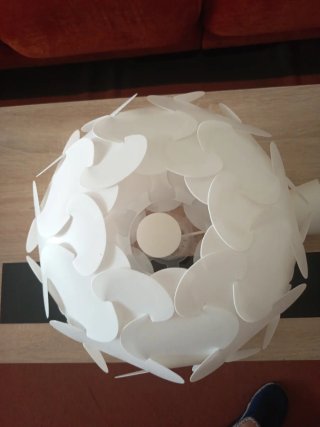 Lámpara de techo Ikea blanca