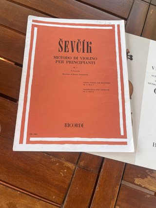 Libri violino Ševčík per principianti