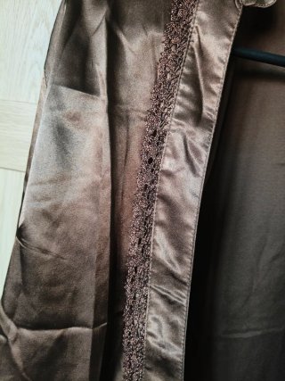 Blusa cruzada satinada