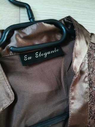 Blusa cruzada satinada
