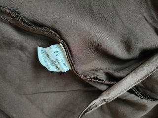 Blusa cruzada satinada