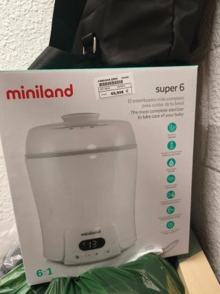 Miniland Super 6 Esterilizador y Calienta Biberone