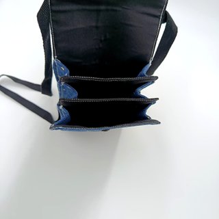 Bolso Bandolera Vaquero Corazones 3 Apartados