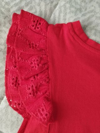 Camiseta sin mangas roja talla XS